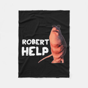 Marcus The Worm Meme Funny Graphics Vrchat Robert  Fleece Blanket