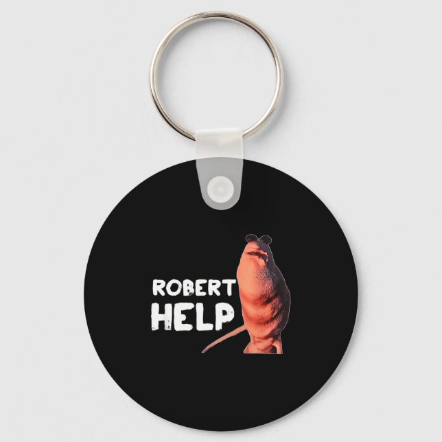 Marcus The Worm Meme Funny Graphics Vrchat Robert  Keychain (Front)