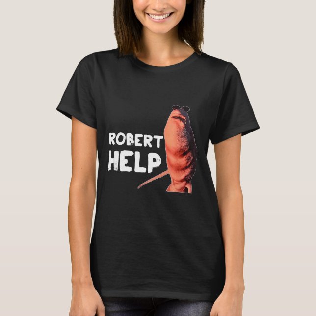 Marcus The Worm Meme Funny Graphics Vrchat Robert  T-Shirt (Front)
