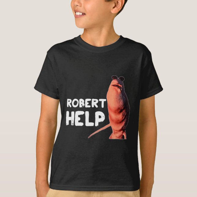 Marcus The Worm Meme Funny Graphics Vrchat Robert  T-Shirt (Front)