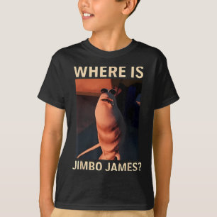 Marcus The Worm Where Is Jimbo James Funny Meme  T-Shirt