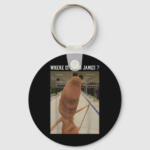 Marcus The Worm Where Is Jimbo James Meme Keychain