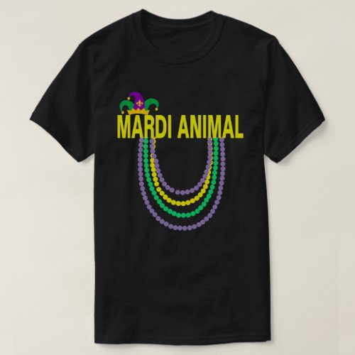 Mardi Animal Mardi Gras T_Shirt