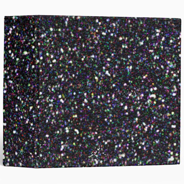 Mardi Gra Glitter Binder (Front/Spine)