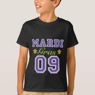 Mardi Gras 09 Kids Dark T shirt