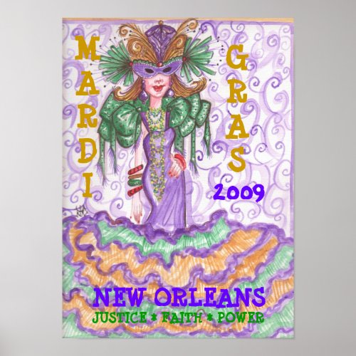 Mardi Gras 2009 Poster