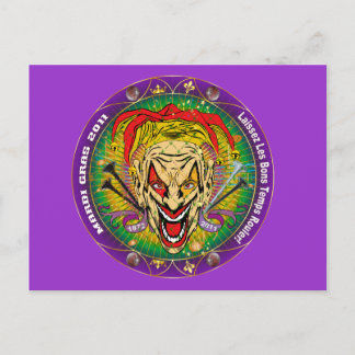 Mardi Gras 2011 Joker-V-3 Postcard