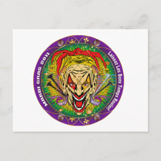 Mardi Gras 2011 Joker-V-3 Postcard