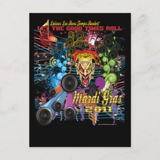 Mardi-Gras 2011 The Joker II Postcard