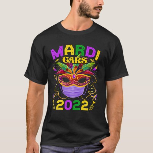 Mardi Gras 2022 Mardi Gras Costume Mask Gifts Men T_Shirt