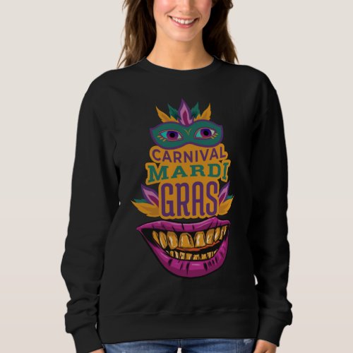 Mardi Gras 2022 _ New Orleans Carnival Sweatshirt