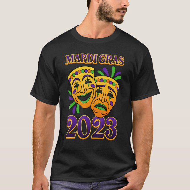 Mardi Gras 2023 Costume Party New Orleans Fun Matc T-Shirt (Front)