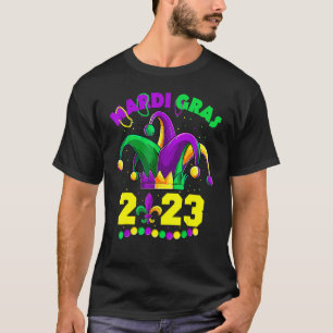 Mardi Gras 2023 Jester Outfit Shirt, Kids Girl Boy T-Shirt