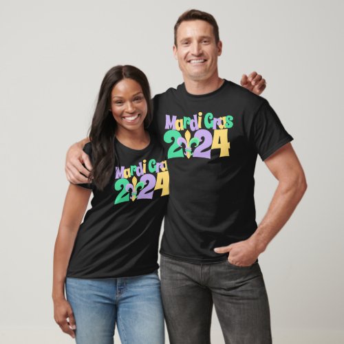 Mardi Gras 2024 fleur_de_lis T_Shirt