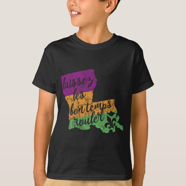 Mardi Gras 2025 Laissez Les Bon Temps Rouler New O T-Shirt (Front)