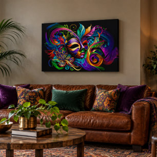 Mardi Gras 36x24 Gallery Wrap