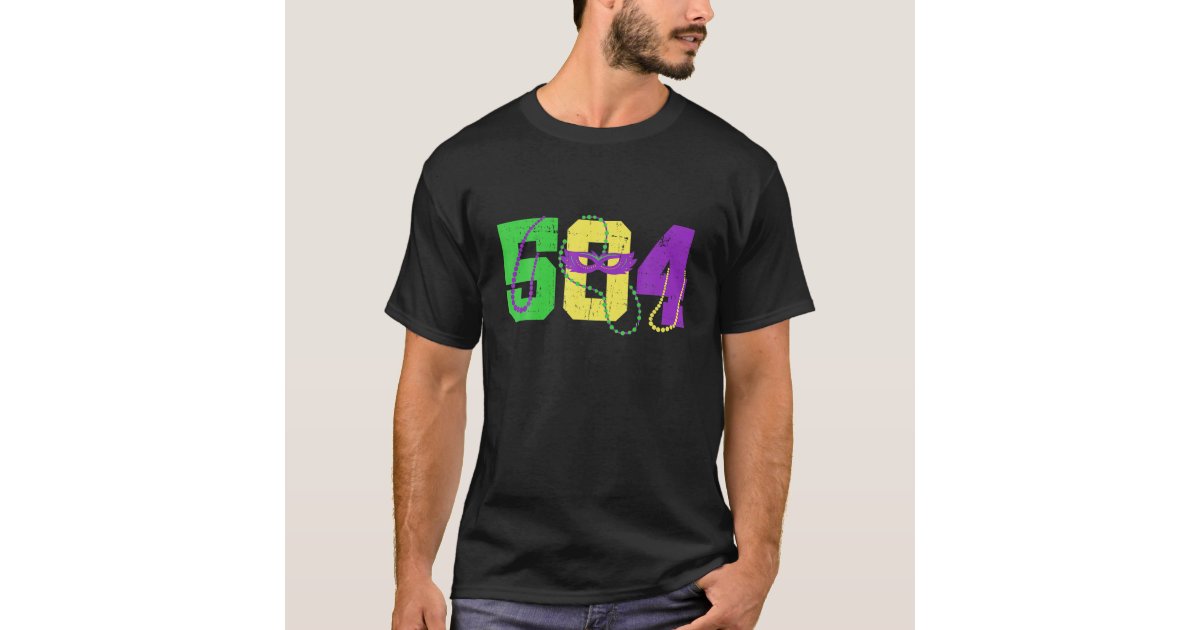 Vintage Mardi Gras Louisiana Funny Festival Party Outfits Unisex T-Shirt