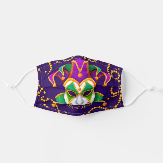 Mardi Gras Adult Cloth Face Mask