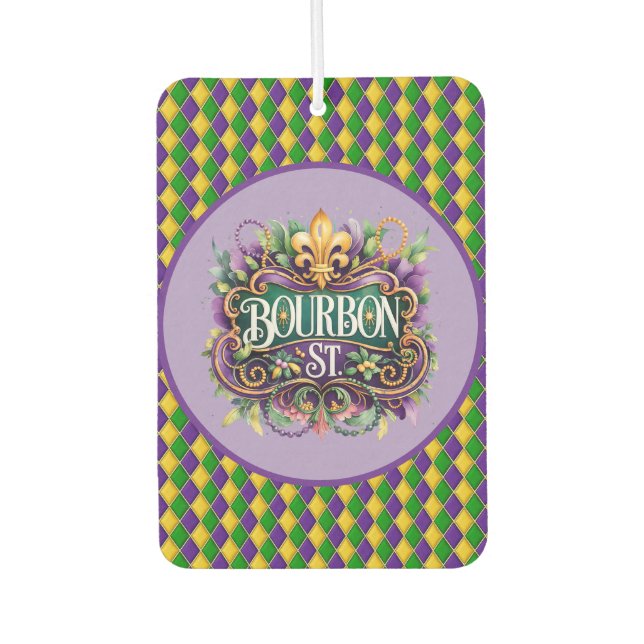 Mardi Gras Air Freshner Air Freshener (Front)