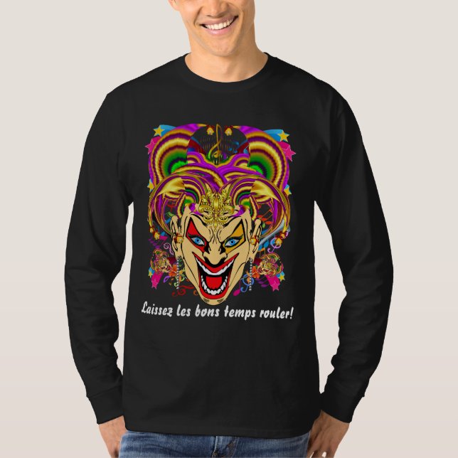 Mardi Gras All Styles MEN Dark View Hints Plse T-Shirt (Front)