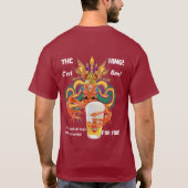 Mardi Gras All Styles Men English DARK View Hints T-Shirt (Back)