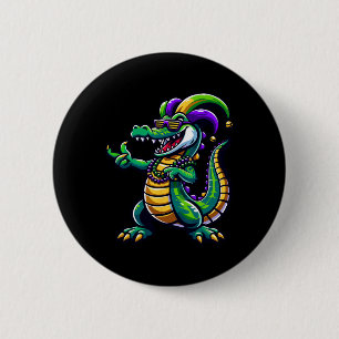 Mardi Gras Alligator Costume Kids Toddler Boys Mar Button