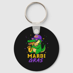Mardi Gras Alligator For Kids Boys Mens Youth New  Keychain