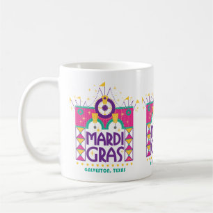 Mardi Gras Arch, Galveston, Texas Coffee Mug
