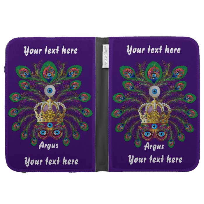 Mardi Gras Argos Argus Eyes Important view notes Kindle Case