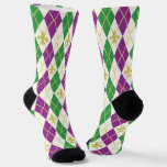 Mardi Gras Argyle Socks