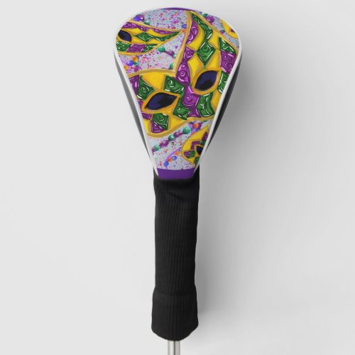 MARDI GRAS ART    GOLF HEAD COVER