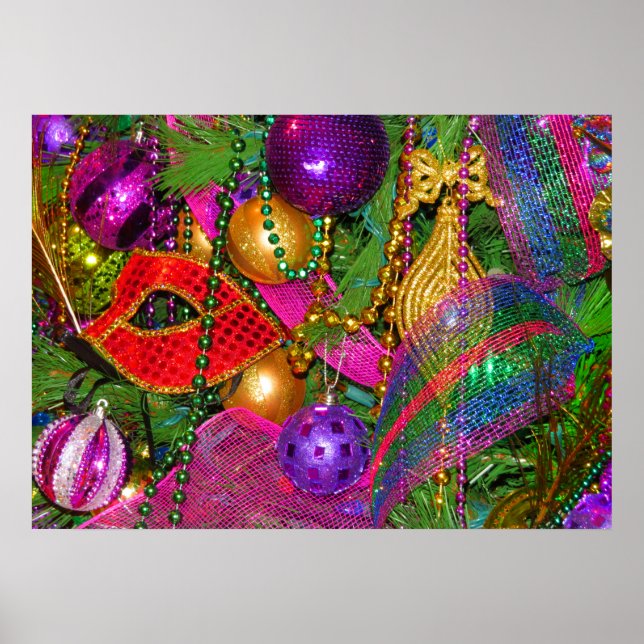 mardi gras art print (Front)