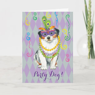 Mardi Gras Aussie Card