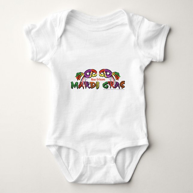 MARDI-GRAS BABY BODYSUIT (Front)