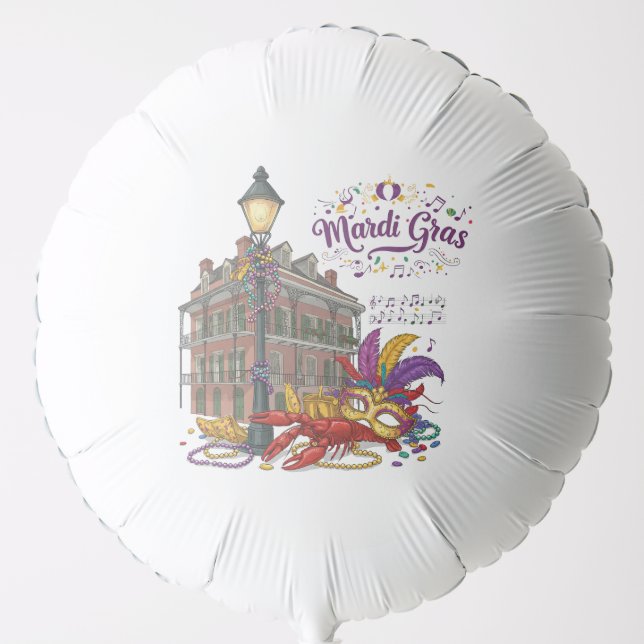 Mardi Gras Balloon (Front)