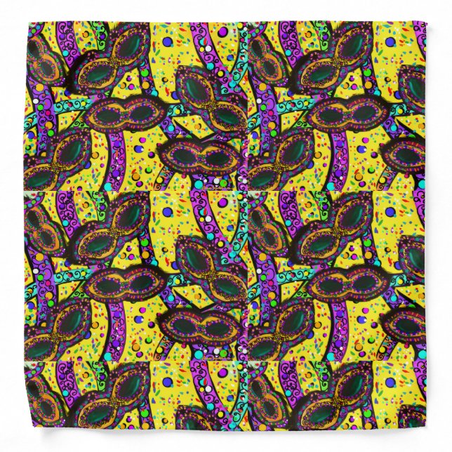 Mardi Gras Bandana (Front)