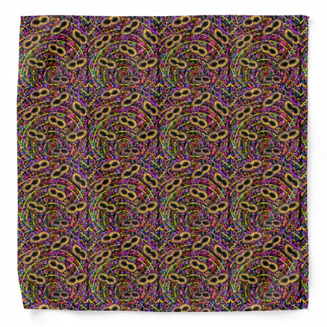 MARDI GRAS BANDANA (Front)