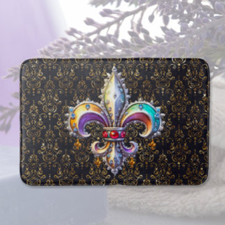 Mardi Gras Bath Mat