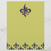 Mardi Gras bead Fleur de lis 2 (Front)