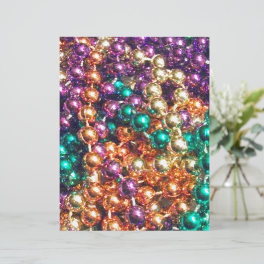 Mardi Gras Beads (Standing Front)