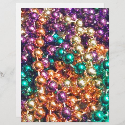 Mardi Gras Beads (Front/Back)