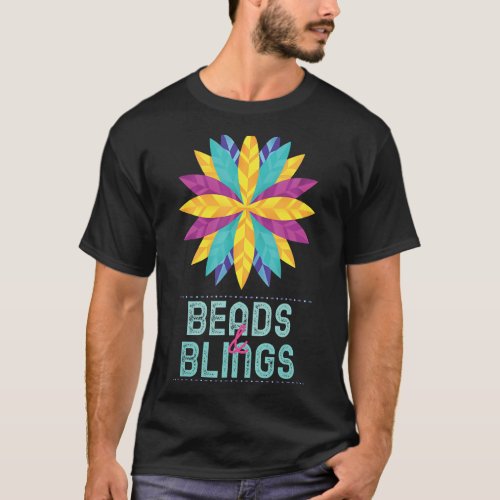 Mardi Gras Beads And Blings T_Shirt