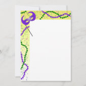 Mardi Gras Beads and Mask Border (Front)