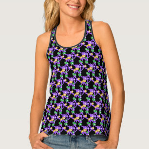 Mardi Gras beads Colourful All-Over-Print Tank Top