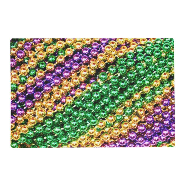 Mardi Gras Beads Placemat (Front)
