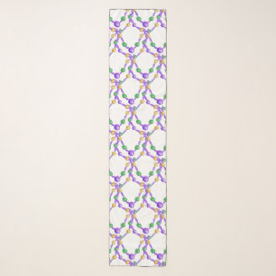 Mardi Gras beads Scarf