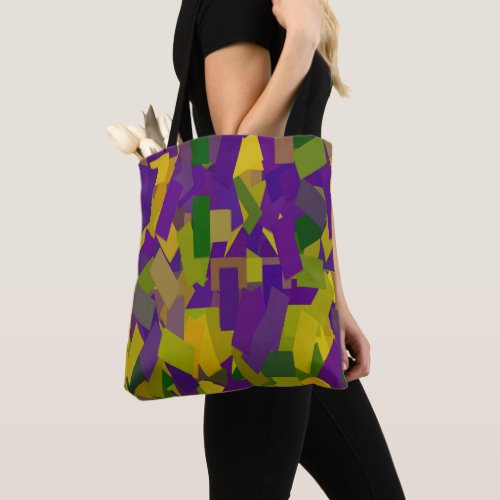 Mardi Gras Blocks Tote Bag