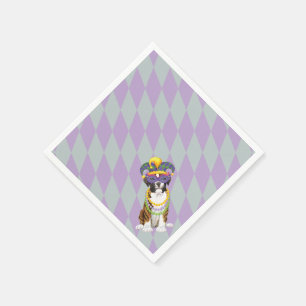 Mardi Gras Boxer Napkins