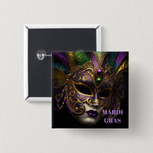 Mardi Gras Button