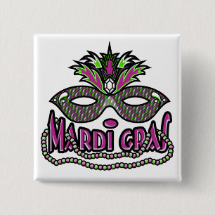Mardi Gras button